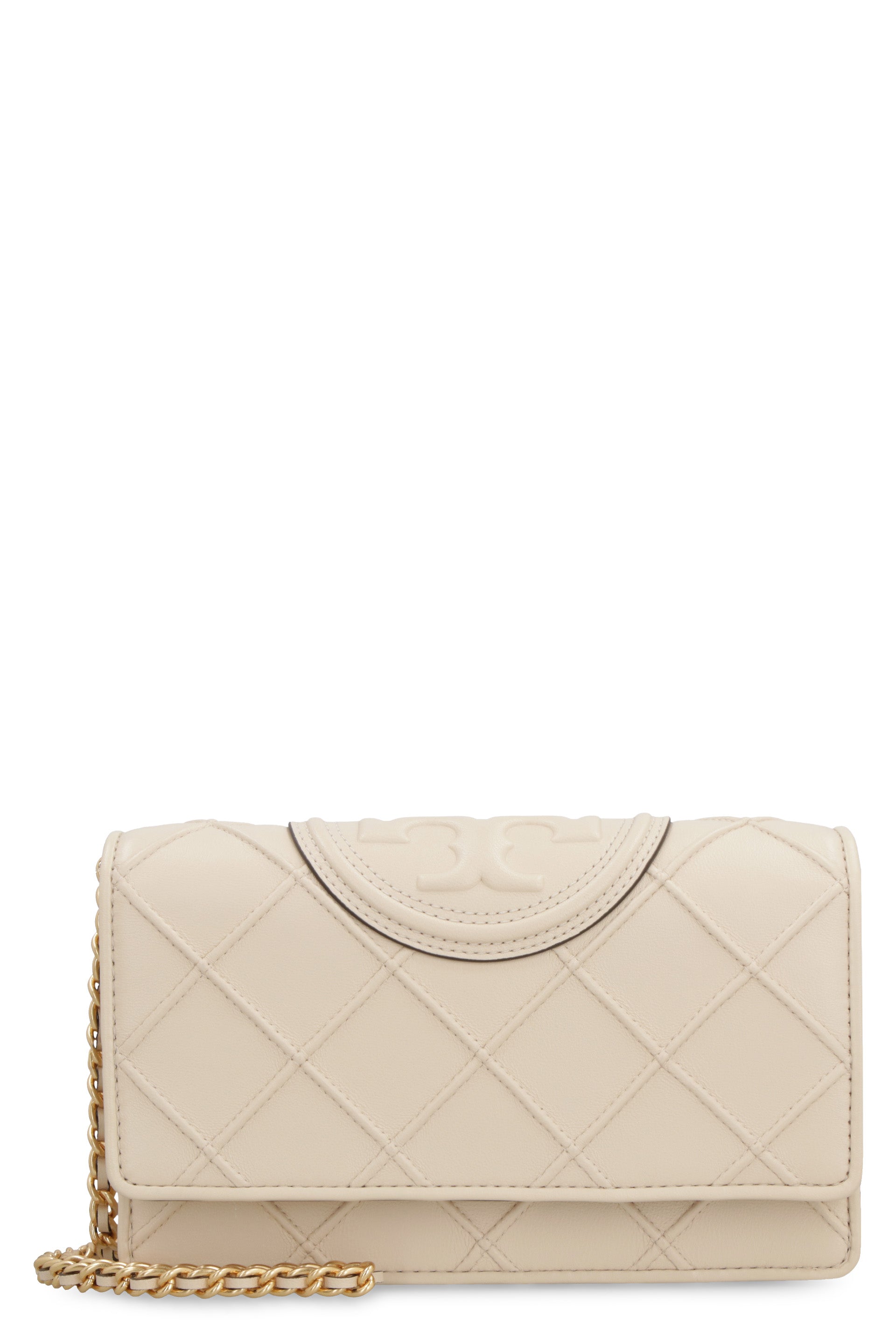 TORY BURCH Mini Leather Fleming Clutch