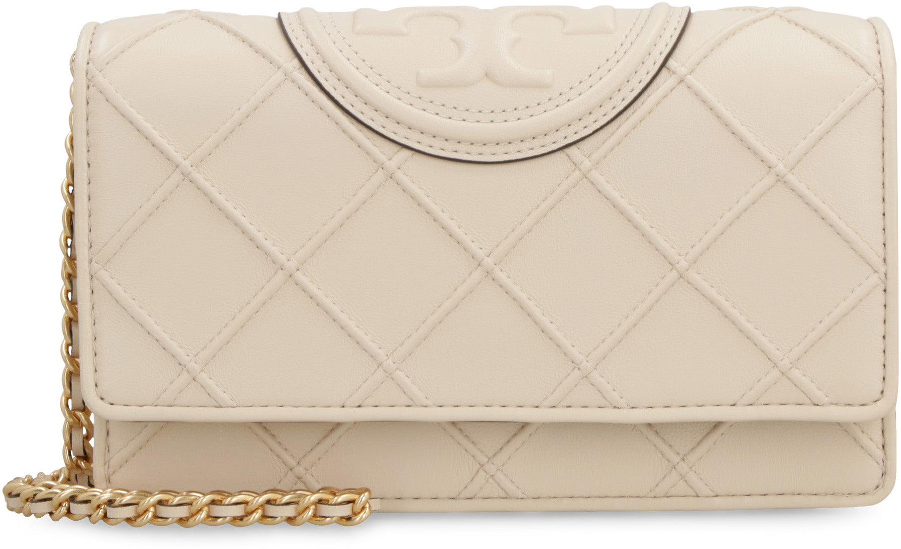 TORY BURCH Mini Leather Fleming Clutch