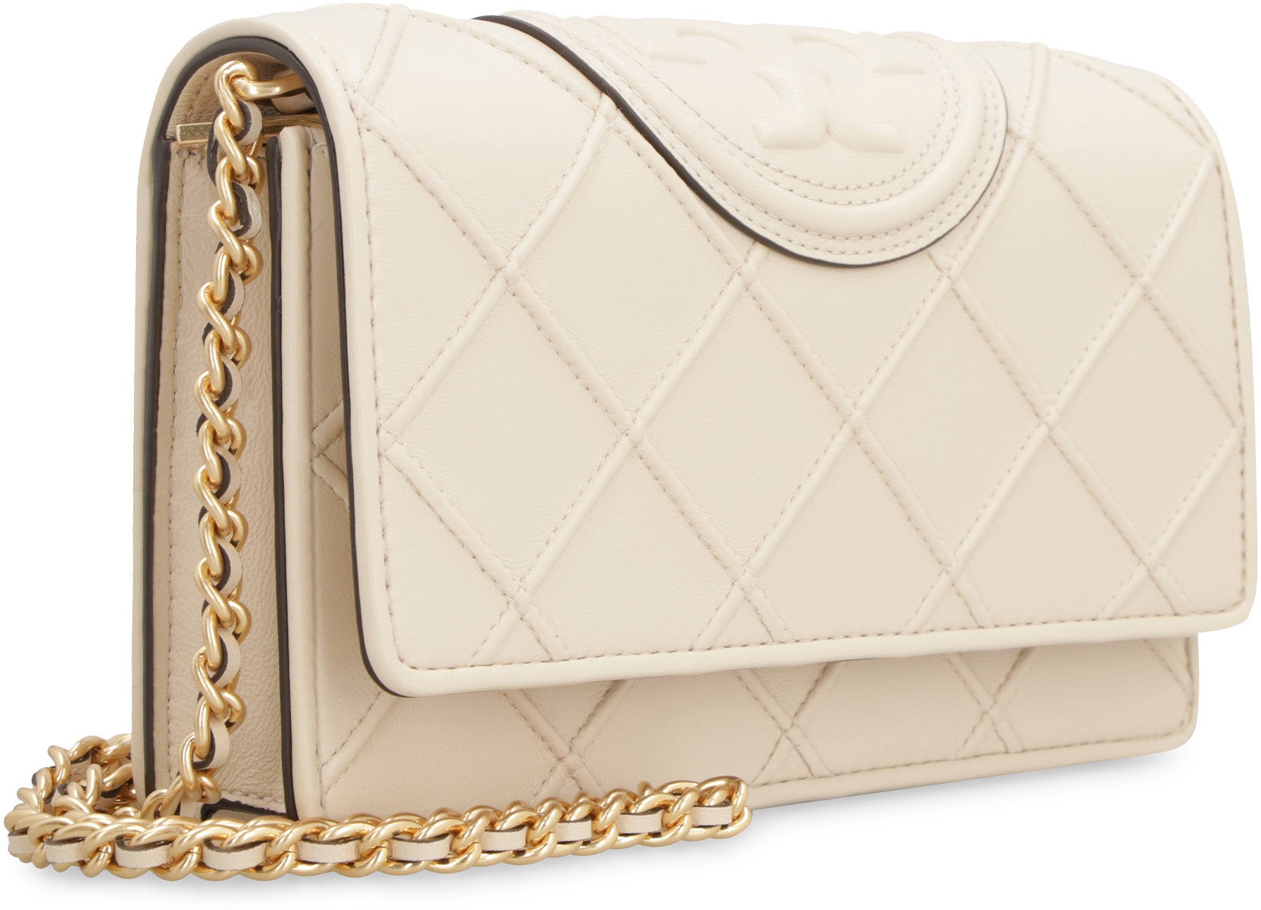TORY BURCH Mini Leather Fleming Clutch