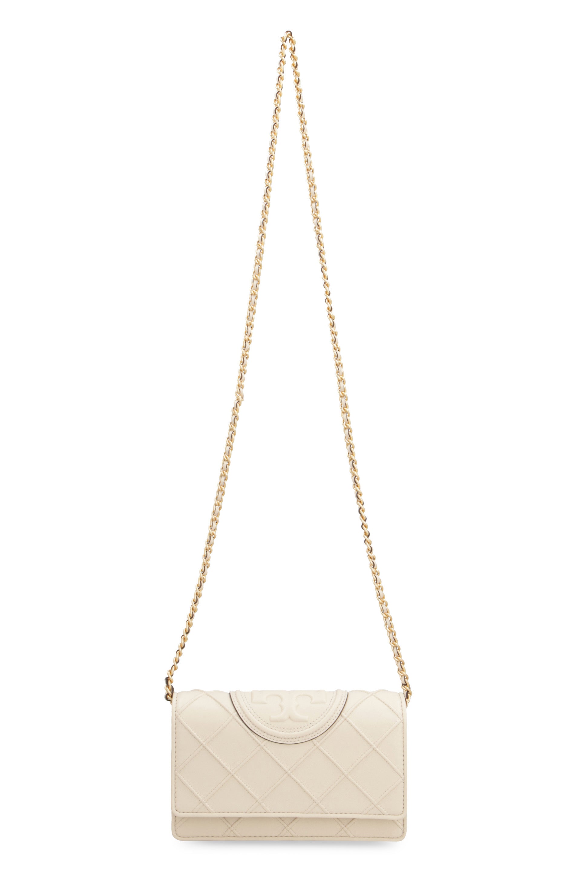 TORY BURCH Mini Leather Fleming Clutch