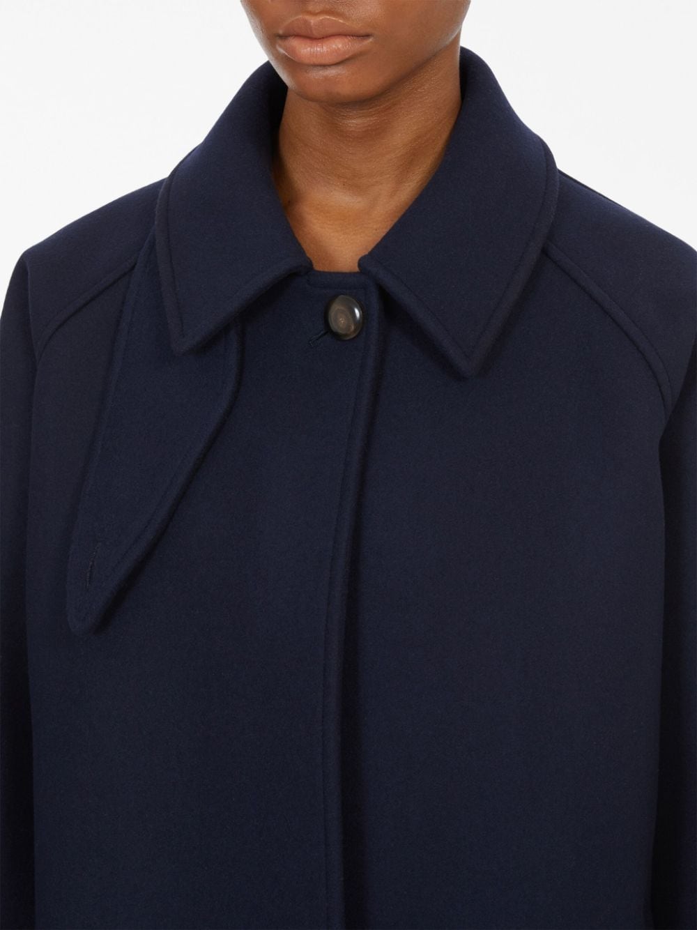 Ferragamo Oversized Wool Single-Breasted Jacket