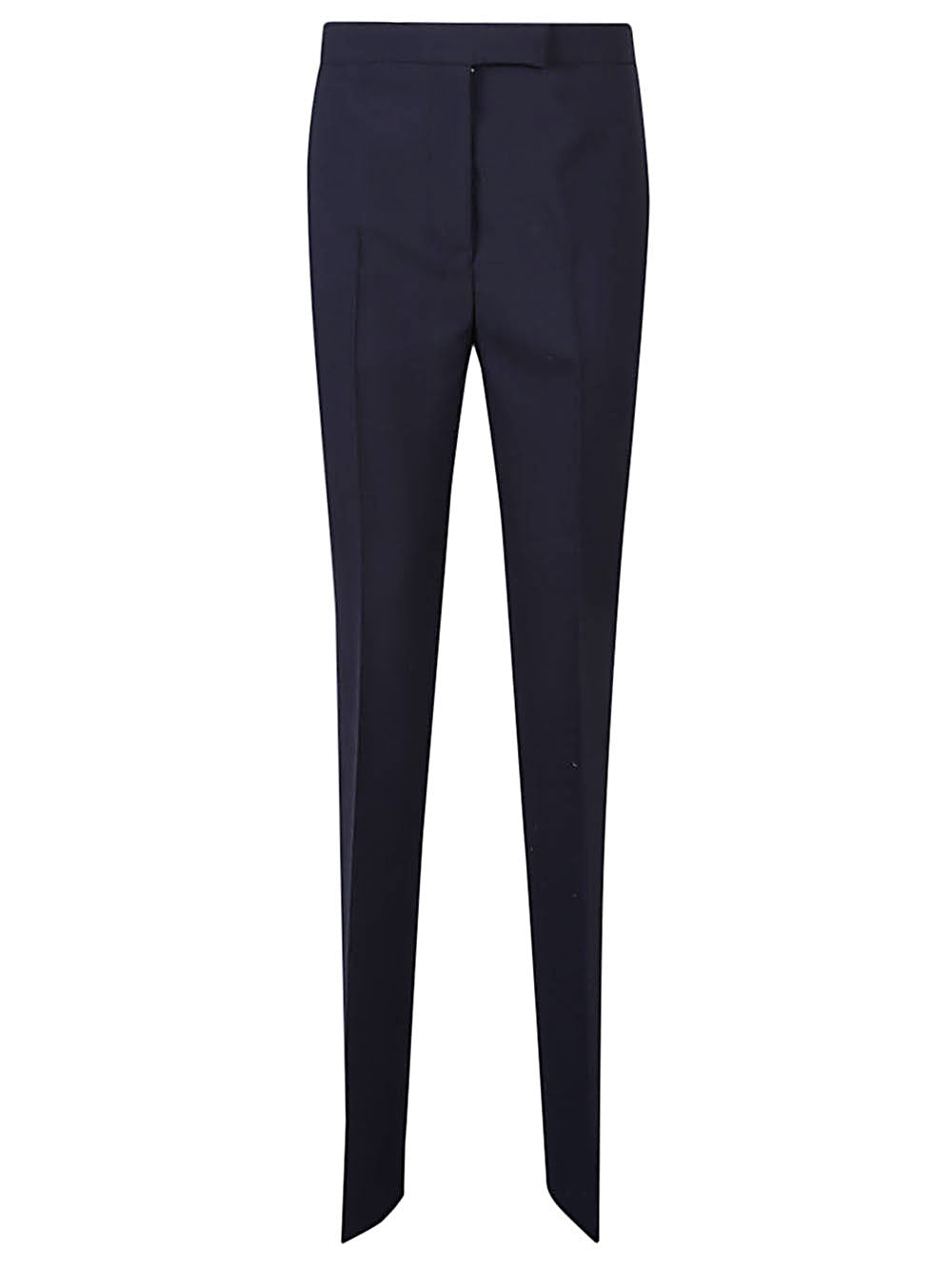Ferragamo Asymmetrical Tab Wool Trousers for Women - Straight Leg Design