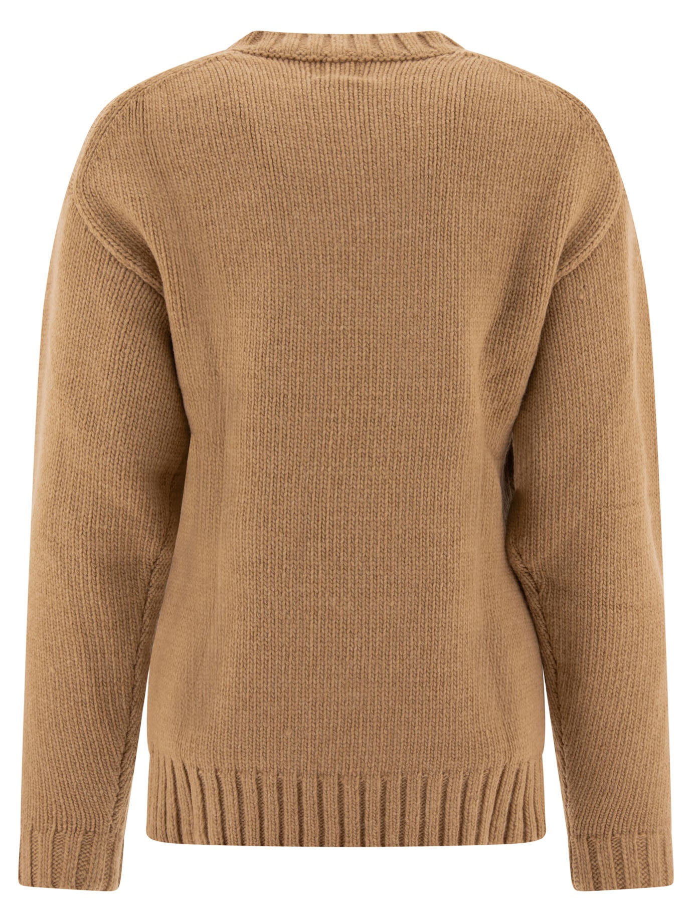 INES DE LA FRESSANGE Regular Fit Knit Sweater with Long Sleeves