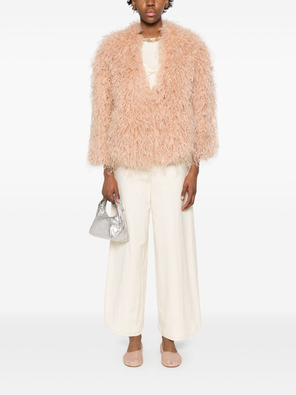 FORTE FORTE Concealed Front Jacket for Women - FW25 Collection