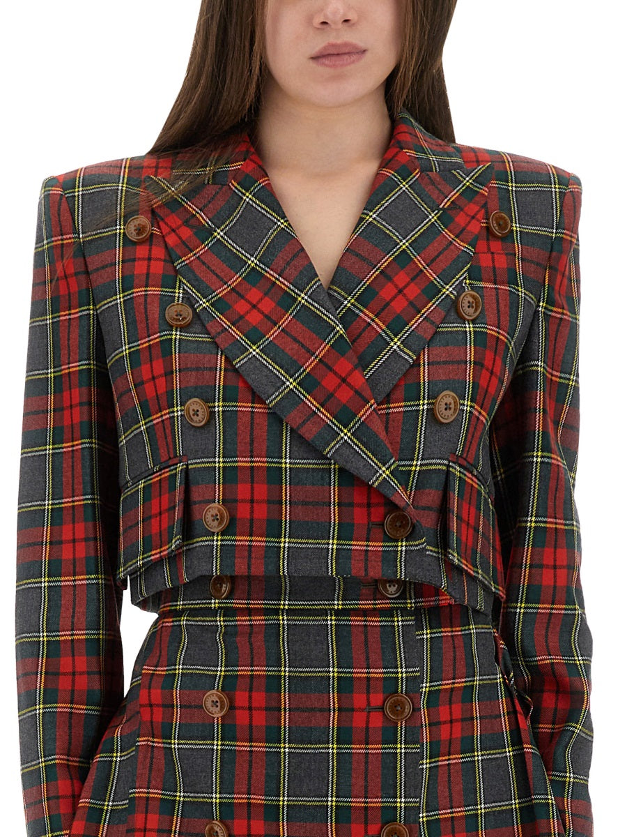 VIVIENNE WESTWOOD Multicolour Virgin Wool Jacket for Women - Fall/Winter 2025