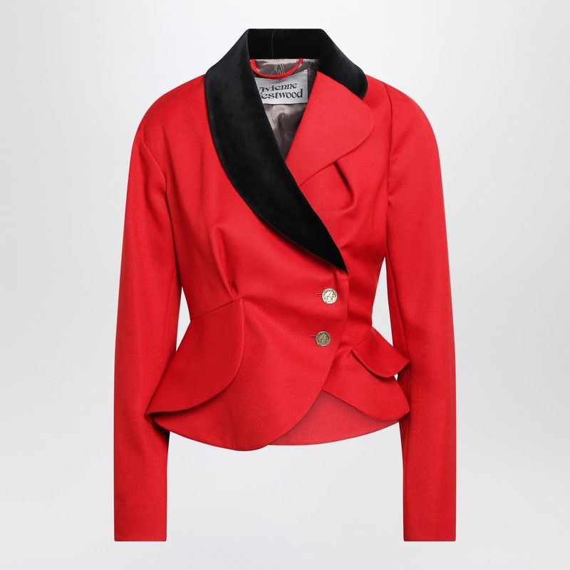 VIVIENNE WESTWOOD Asymmetrical Wool Jacket