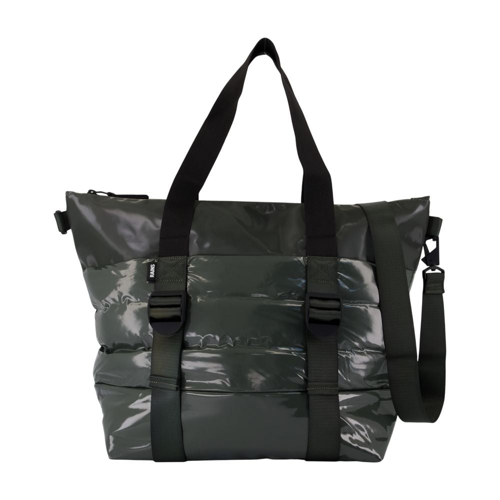 RAINS Mini Puffer Tote Handbag