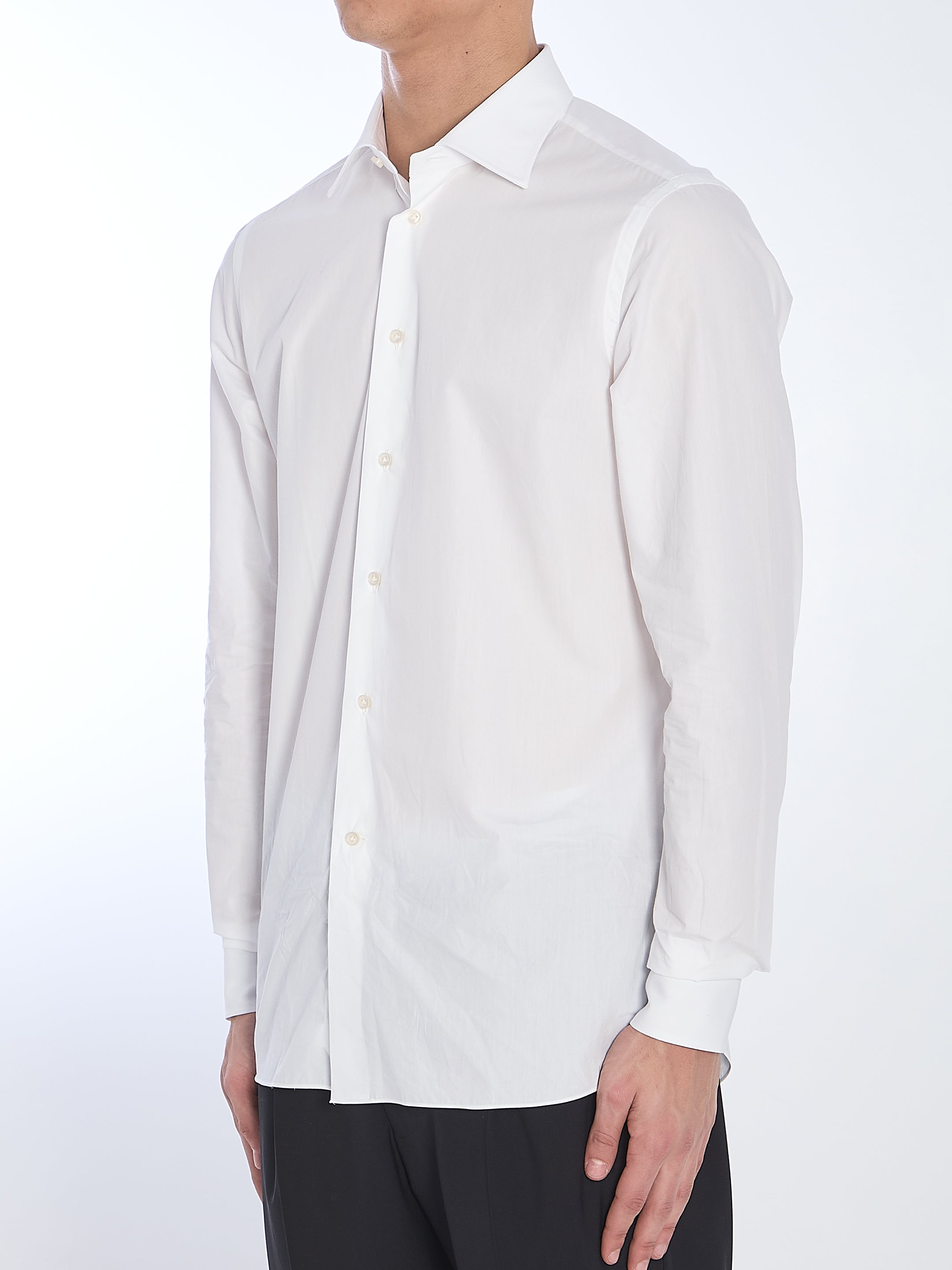 BORRIELLO Classic Cotton Poplin Shirt - Size 40 IT
