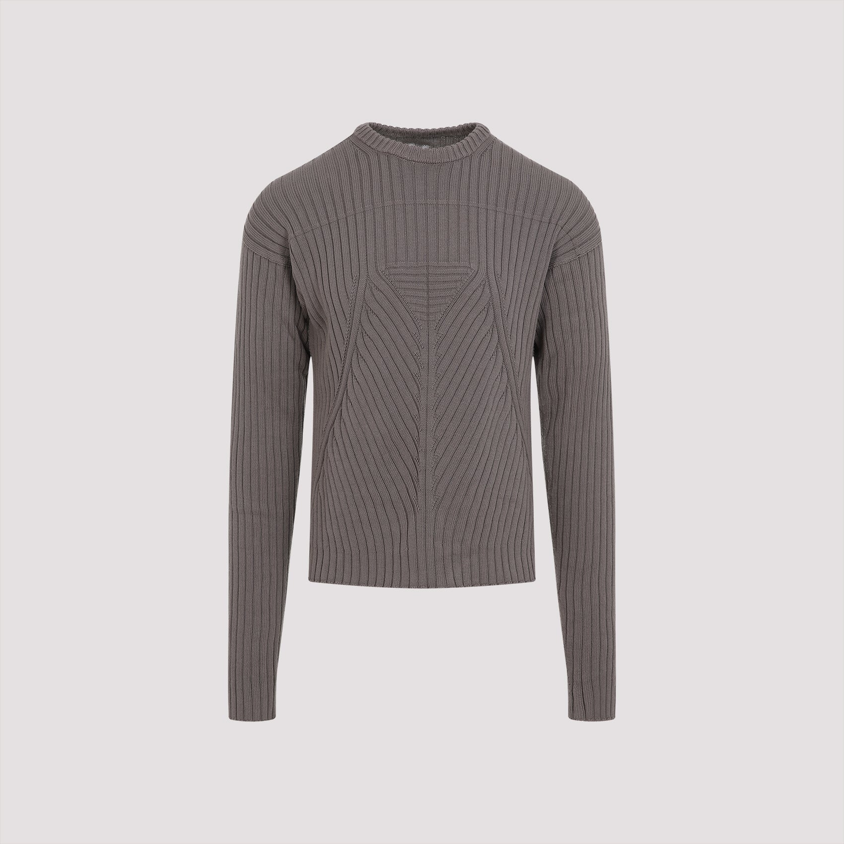 RICK OWENS Round Neck Pullover Sweater for Men - SS25 Edition