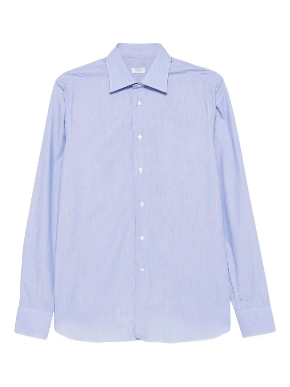 BORRIELLO Thin Striped Cotton Shirt - Fall/Winter 2025