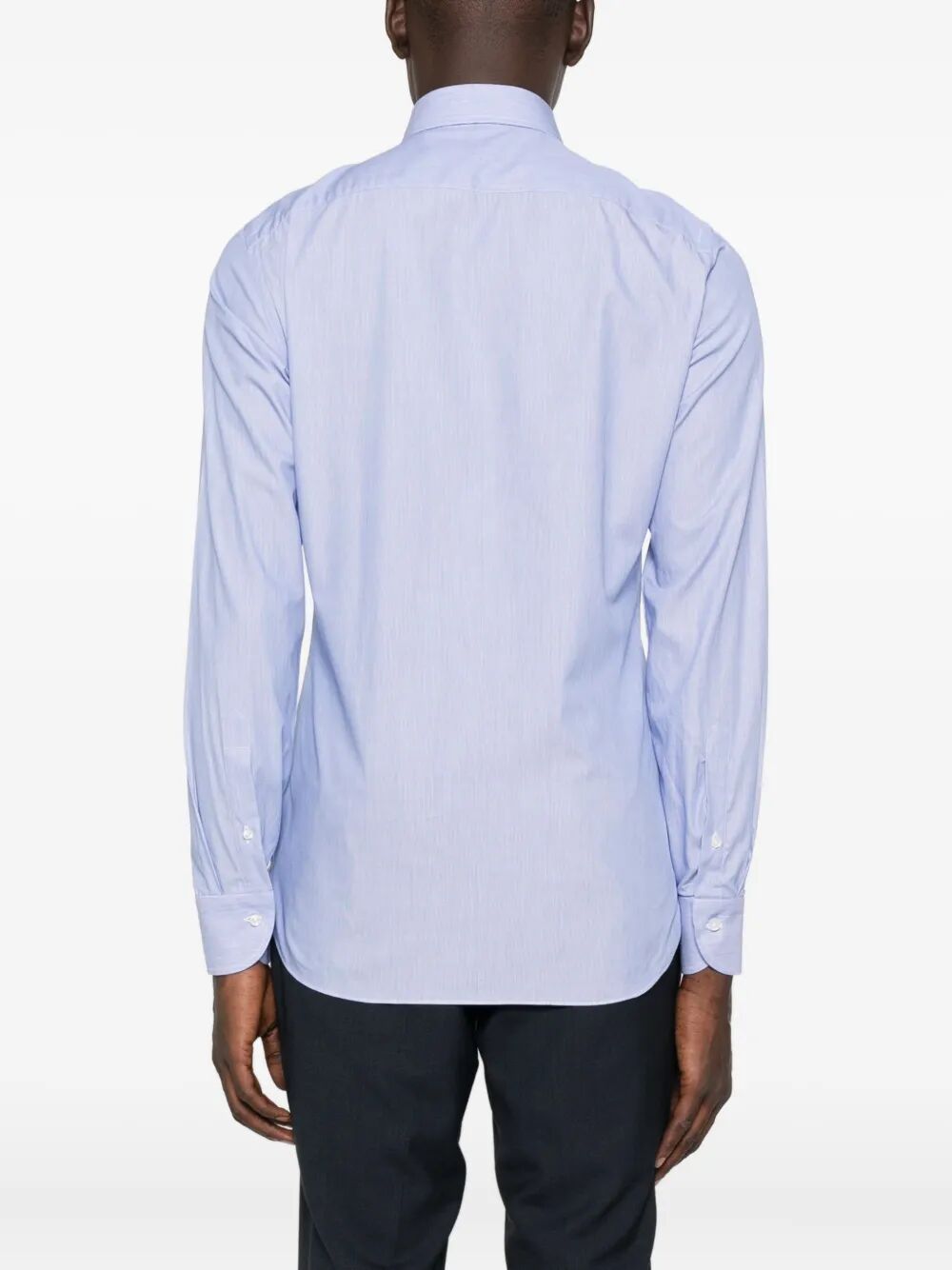 BORRIELLO Thin Striped Cotton Shirt - Fall/Winter 2025