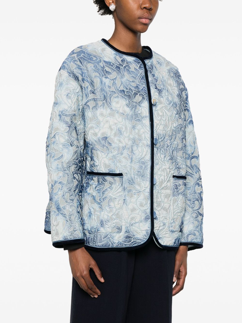 FORTE FORTE Tie-Dye Cotton Jacket for Women