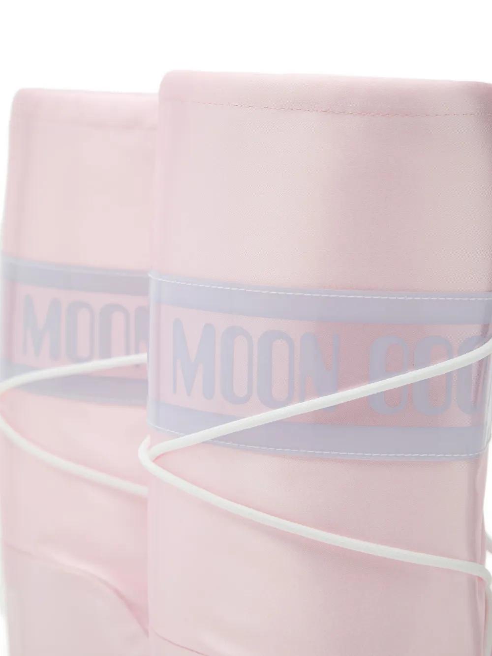 MOON BOOT Lace-Up Boots with Icon Logo Print