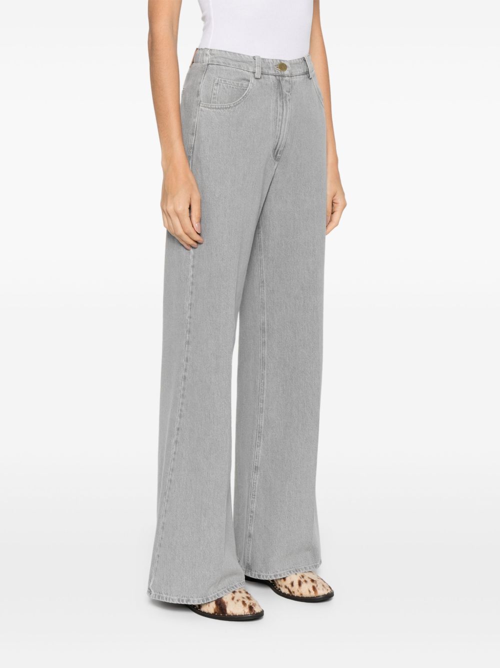 FORTE FORTE Flared Denim Jeans for Women