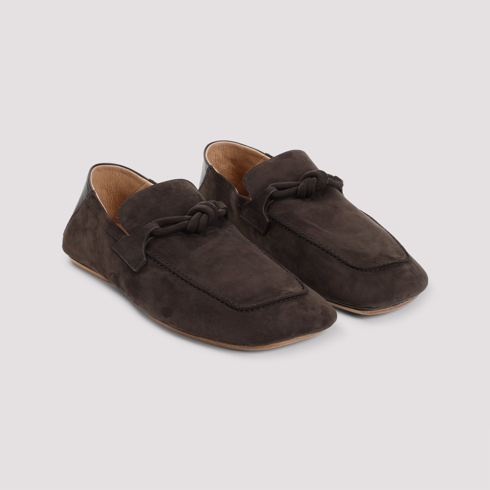 BOTTEGA VENETA Knot Loafers with Premium Suede