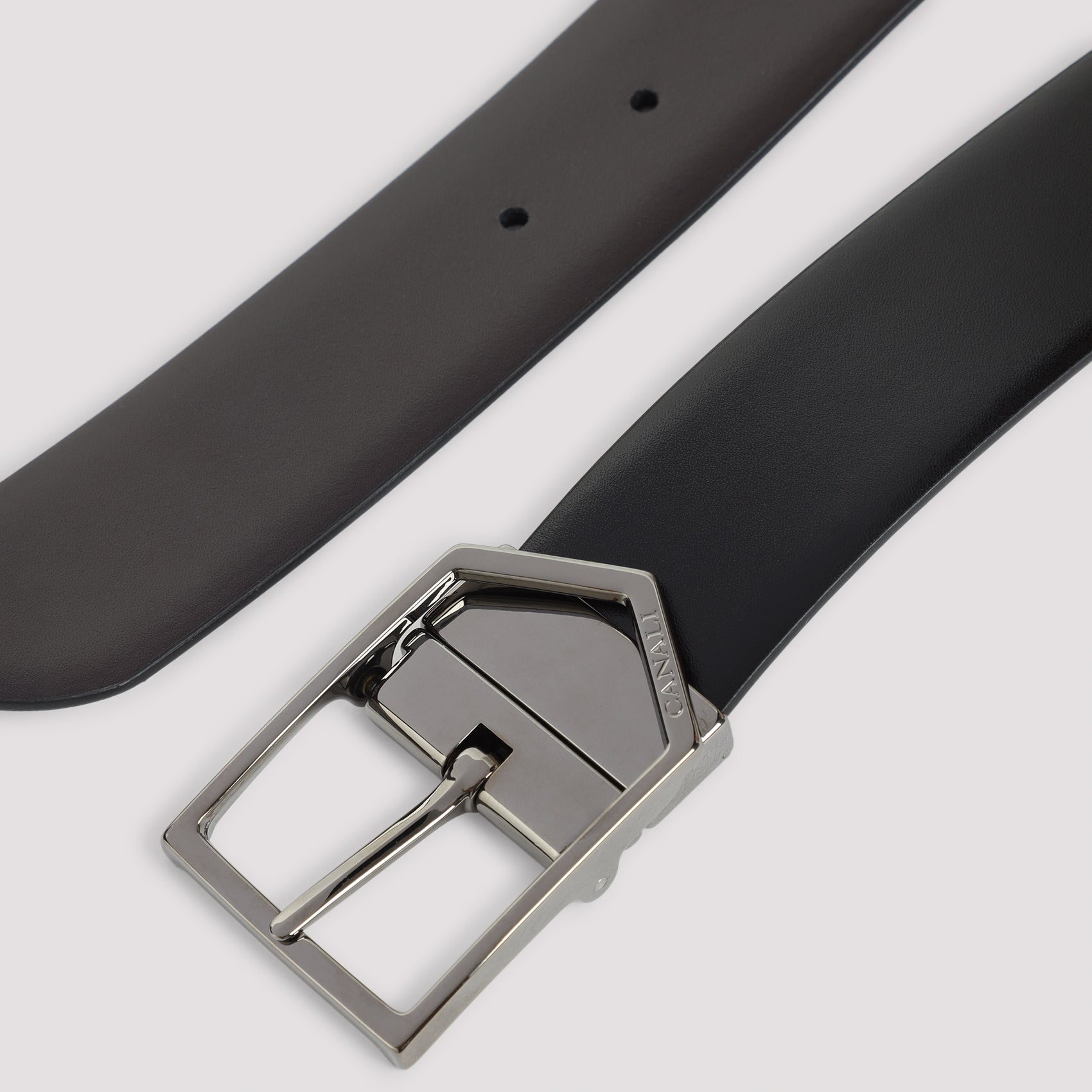 CANALI Reversible Leather Belt - 3.5 cm Width