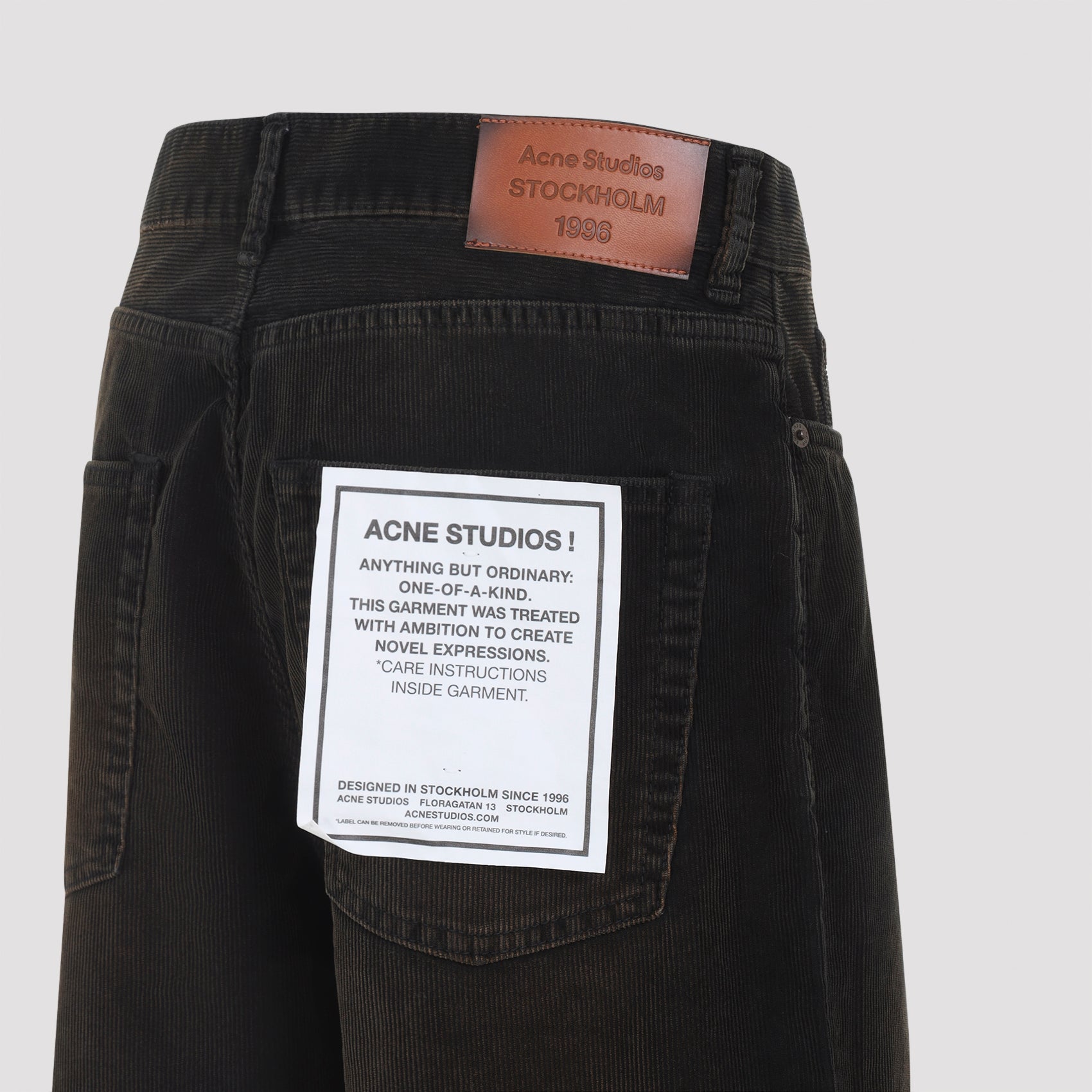 ACNE STUDIOS Men's Regular Fit Cotton Pants