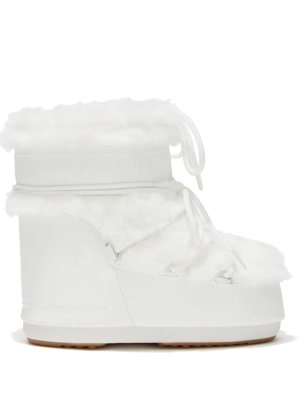 MOON BOOT Mini Faux Fur Low Boots for Women