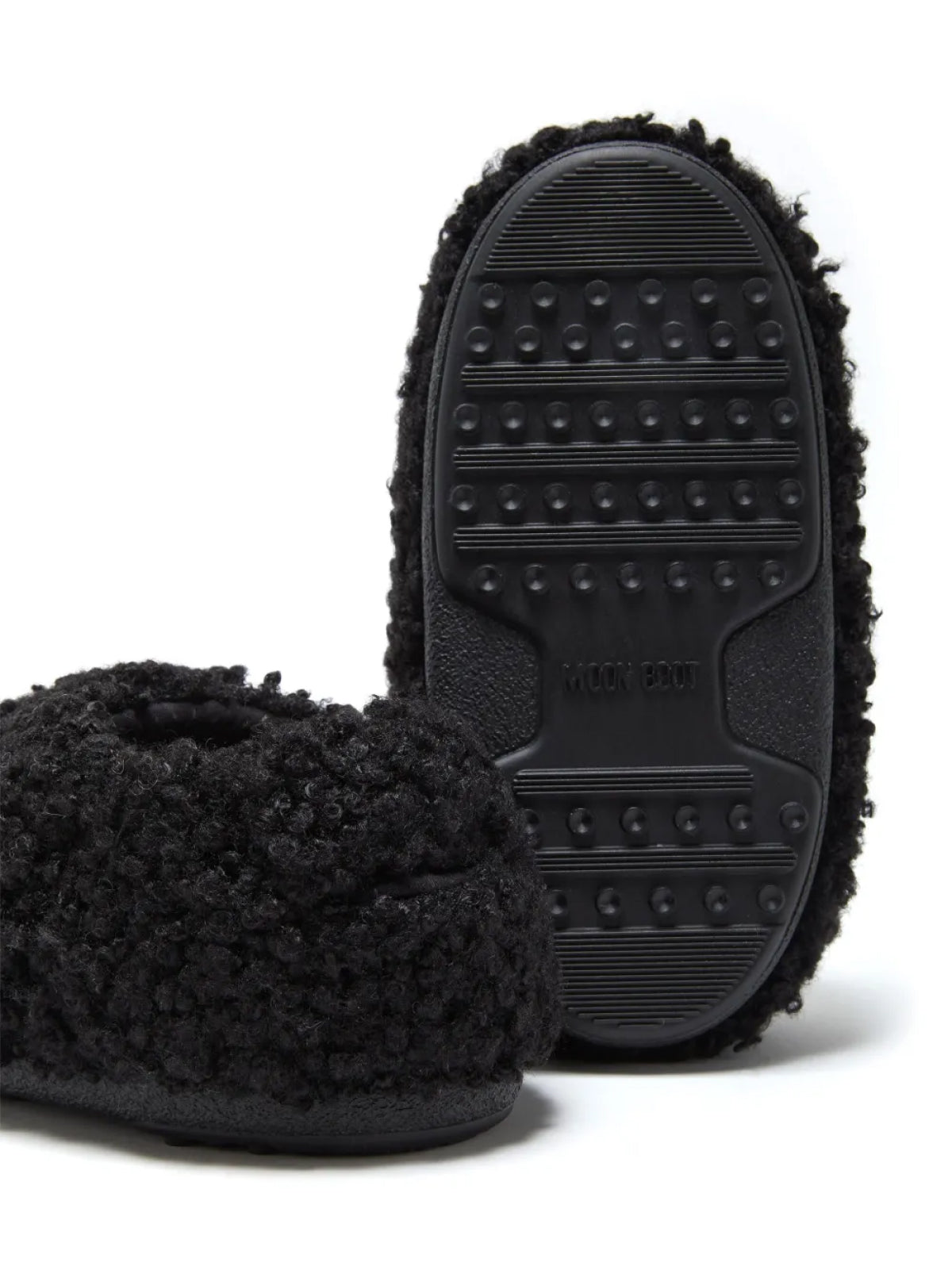 MOON BOOT Faux Curly Logo Band Sandals