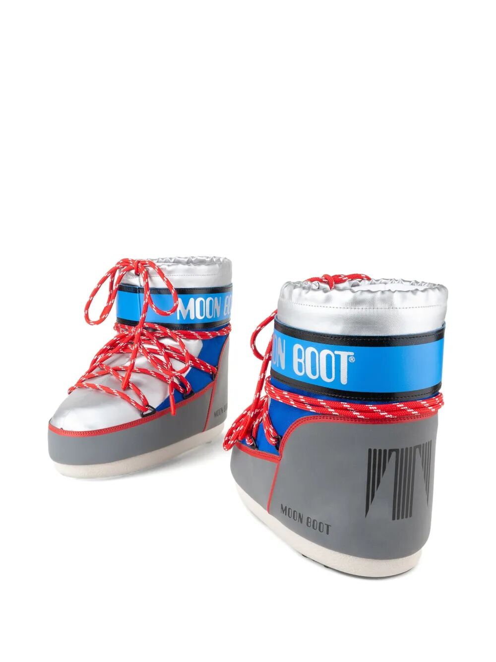 MOON BOOT Mini Icon Low Space Racing Ankle Boots