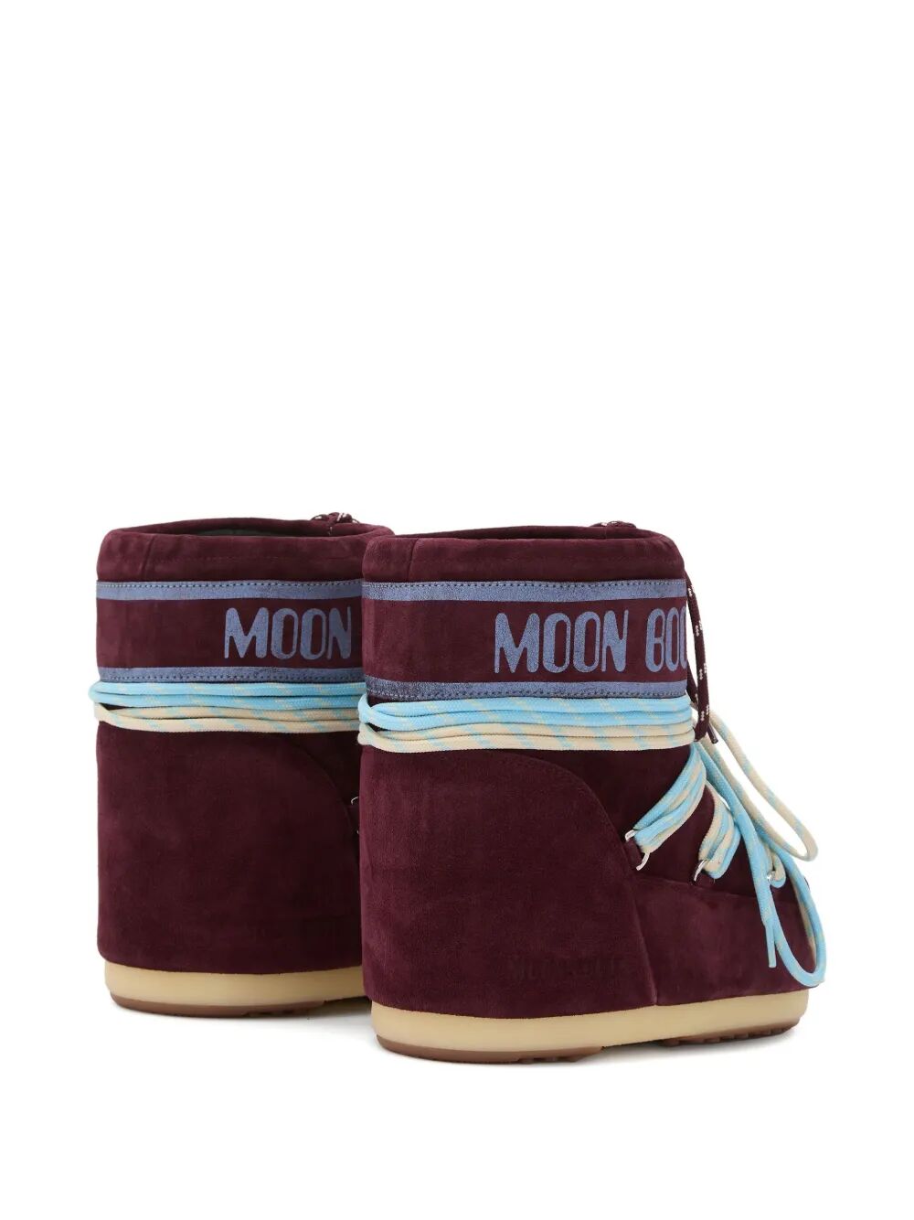 MOON BOOT Mini Suede Low Ankle Boots for Women