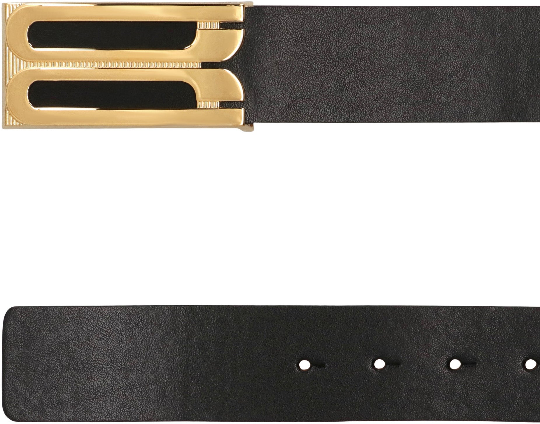 VICTORIA BECKHAM Jumbo Frame Leather Belt