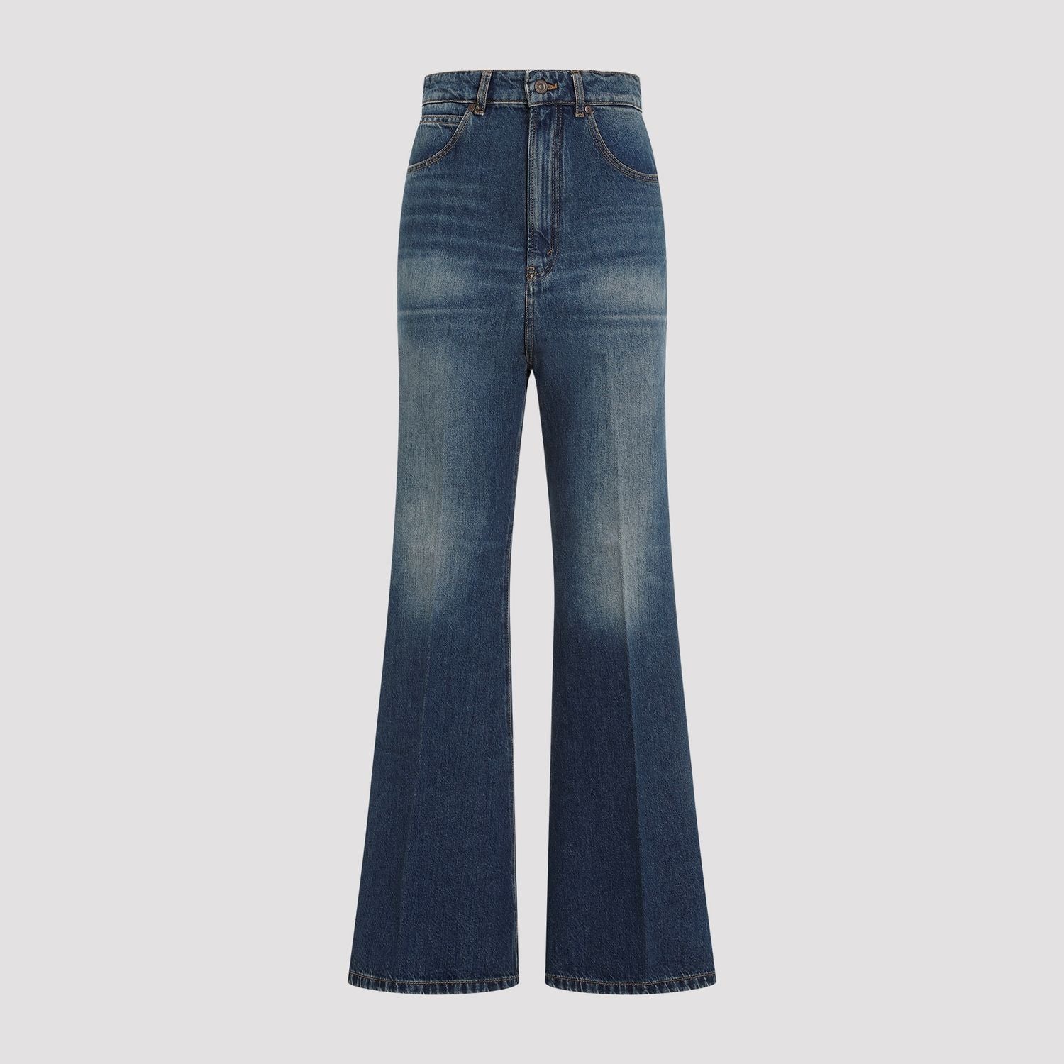 VICTORIA BECKHAM Wide Leg Kick Jeans