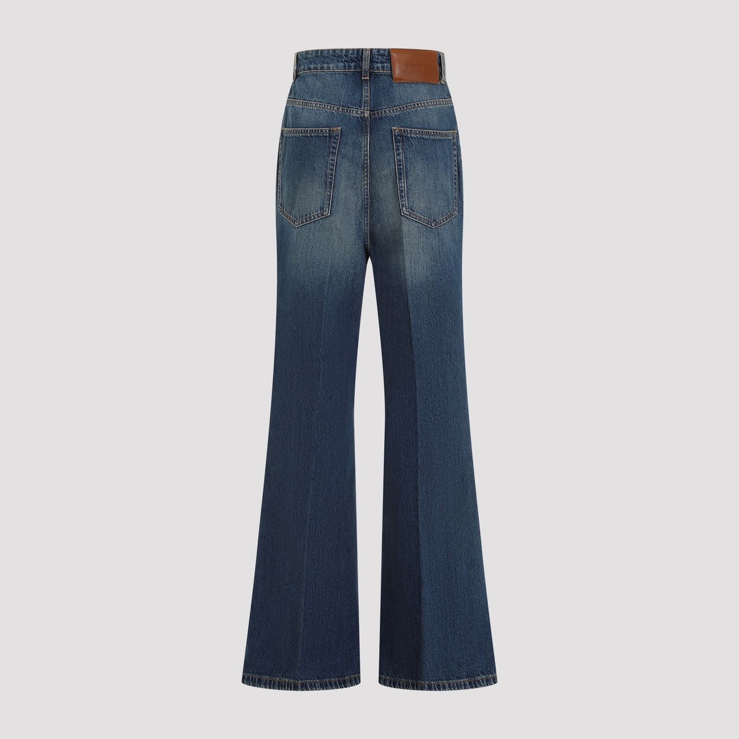 VICTORIA BECKHAM Wide Leg Kick Jeans