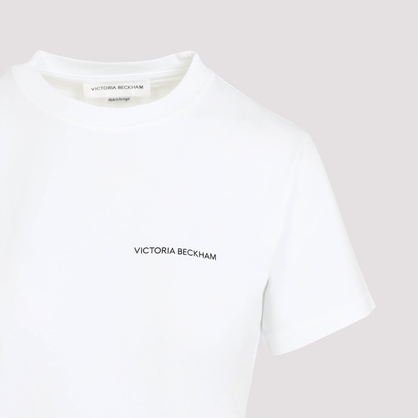 VICTORIA BECKHAM Logo Print T-Shirt - Women's SS25 Collection