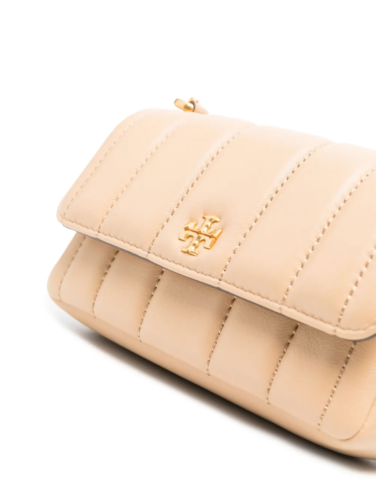 TORY BURCH Mini Flap Quilted Logo Shoulder Handbag 17x10x5 cm