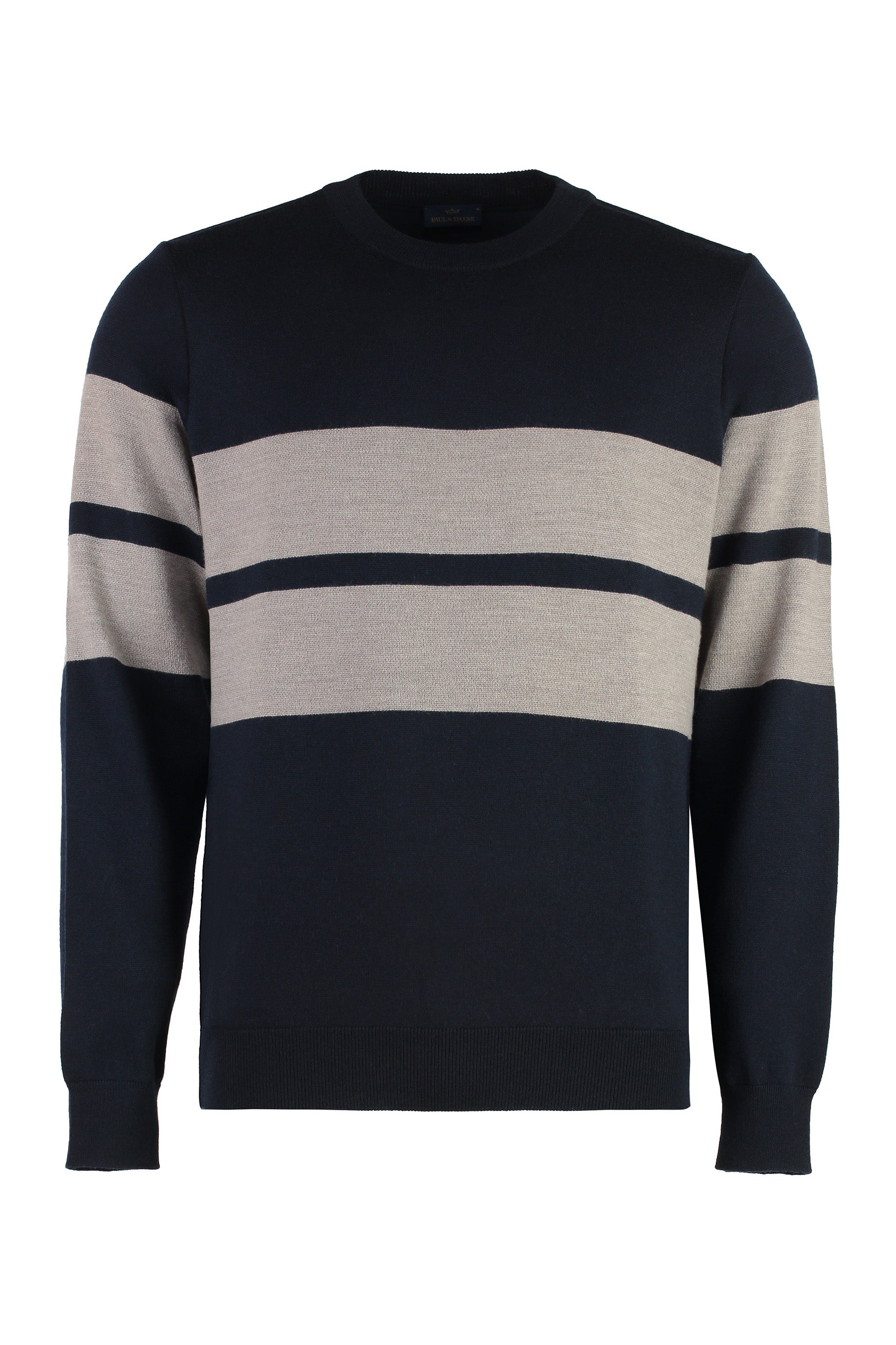 PAUL & SHARK Virgin Wool Crew-Neck Sweater