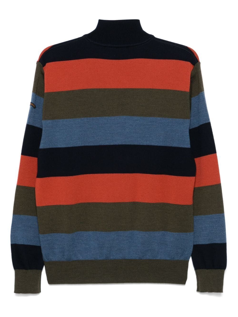 PAUL & SHARK Striped Half Zip Wool Sweater - Men’s