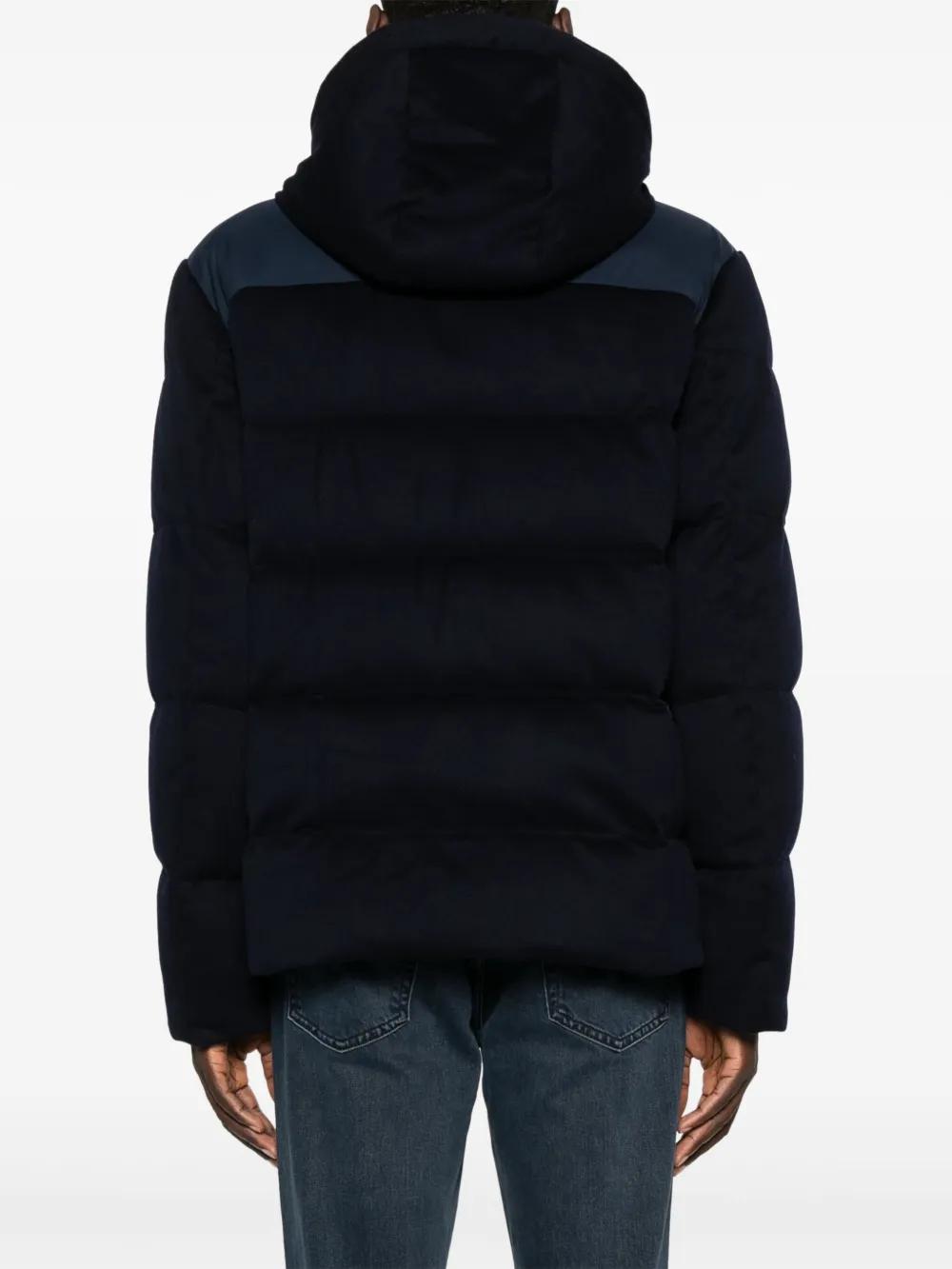 PAUL & SHARK Luxurious Puffer Jacket in Cashmere