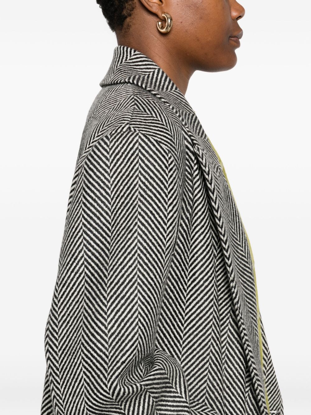 FORTE FORTE Classic Double-Breasted Wool Jacket for Women