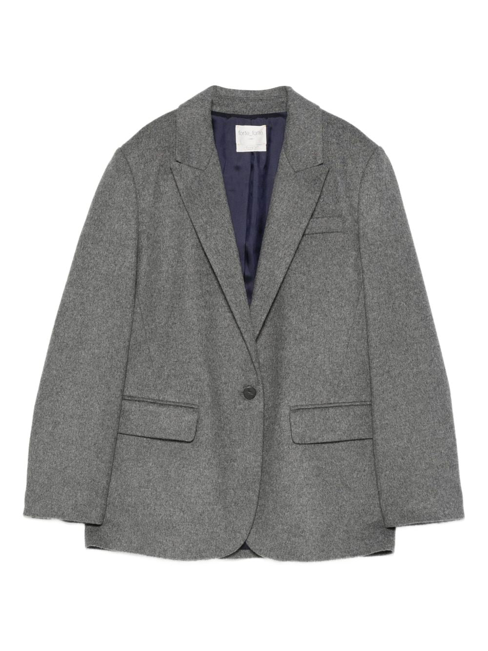 FORTE FORTE Wool Single-Breasted Jacket