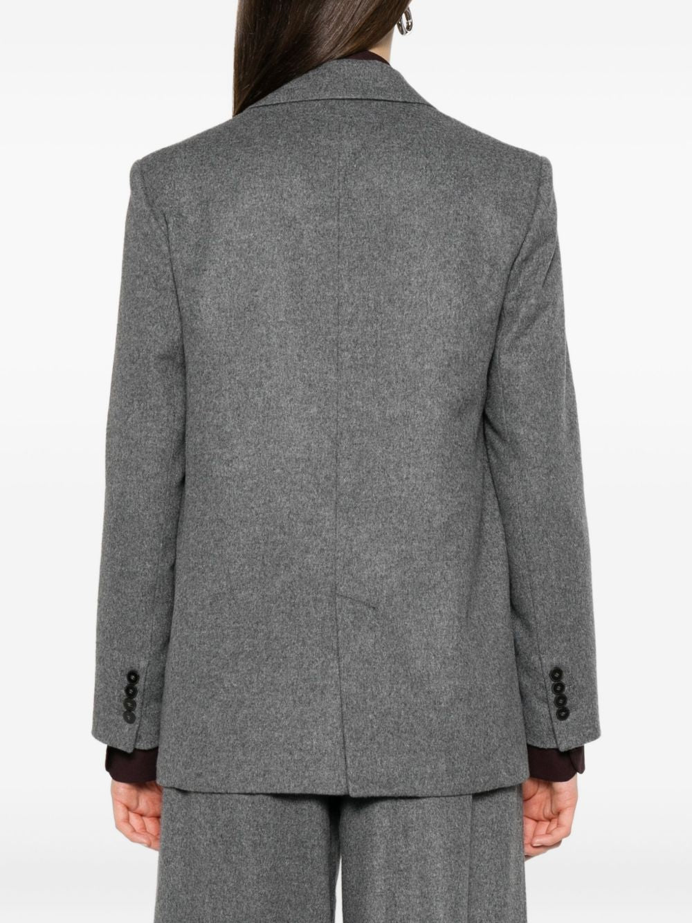 FORTE FORTE Wool Single-Breasted Jacket