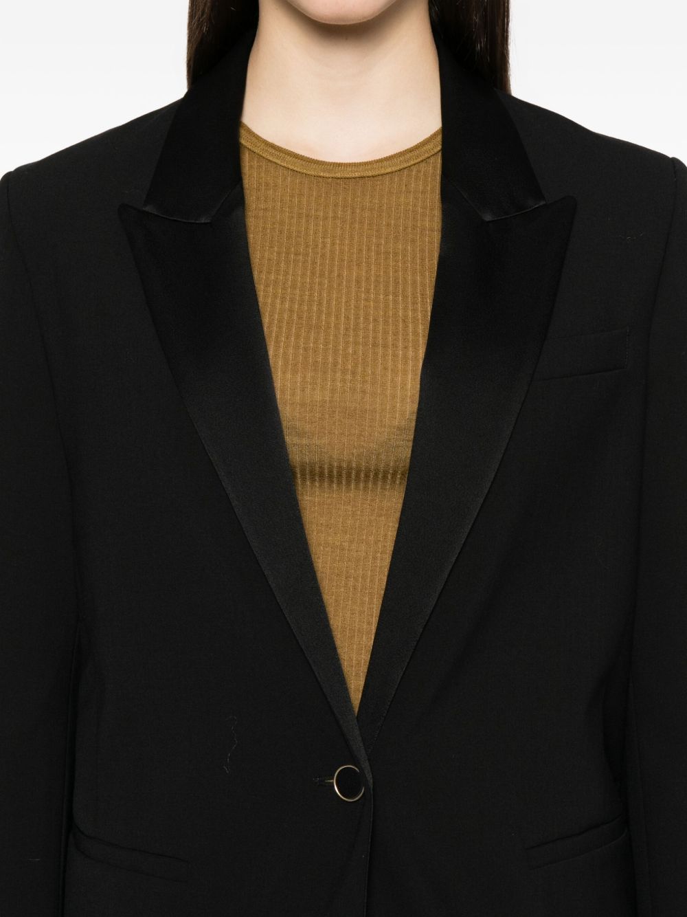 FORTE FORTE Wool Blend Single-Breasted Jacket