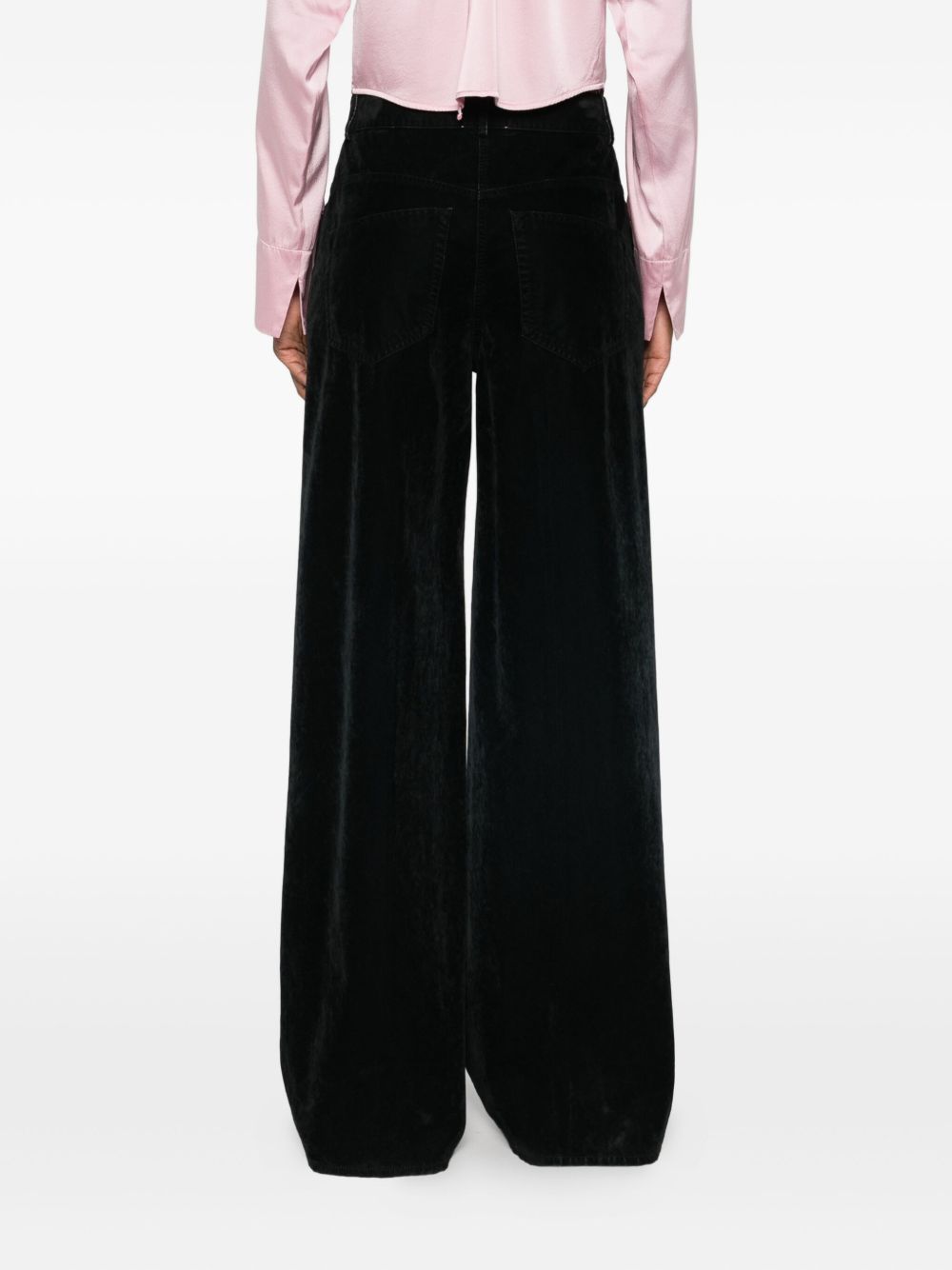 FORTE FORTE High-Waist Velvet Jeans for Women