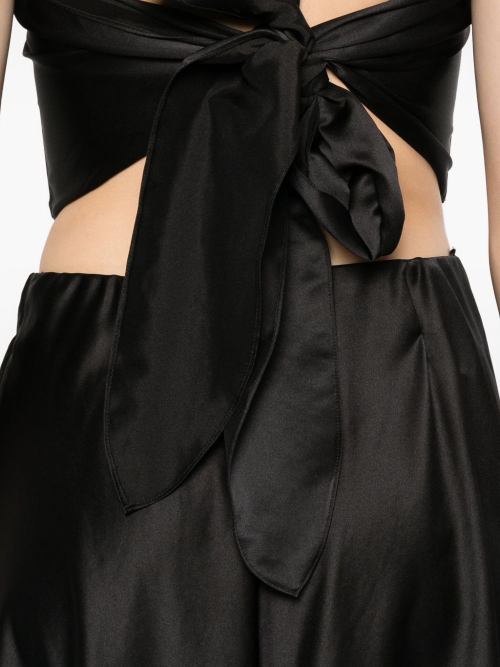 FORTE FORTE Elegant Draped Bandeau Top