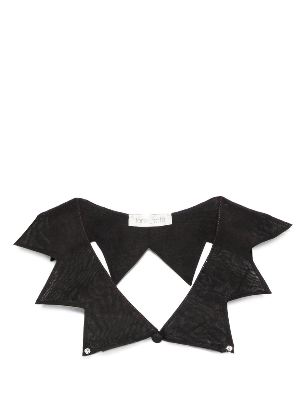 FORTE FORTE Cotton Collar with Cut-Out Detail