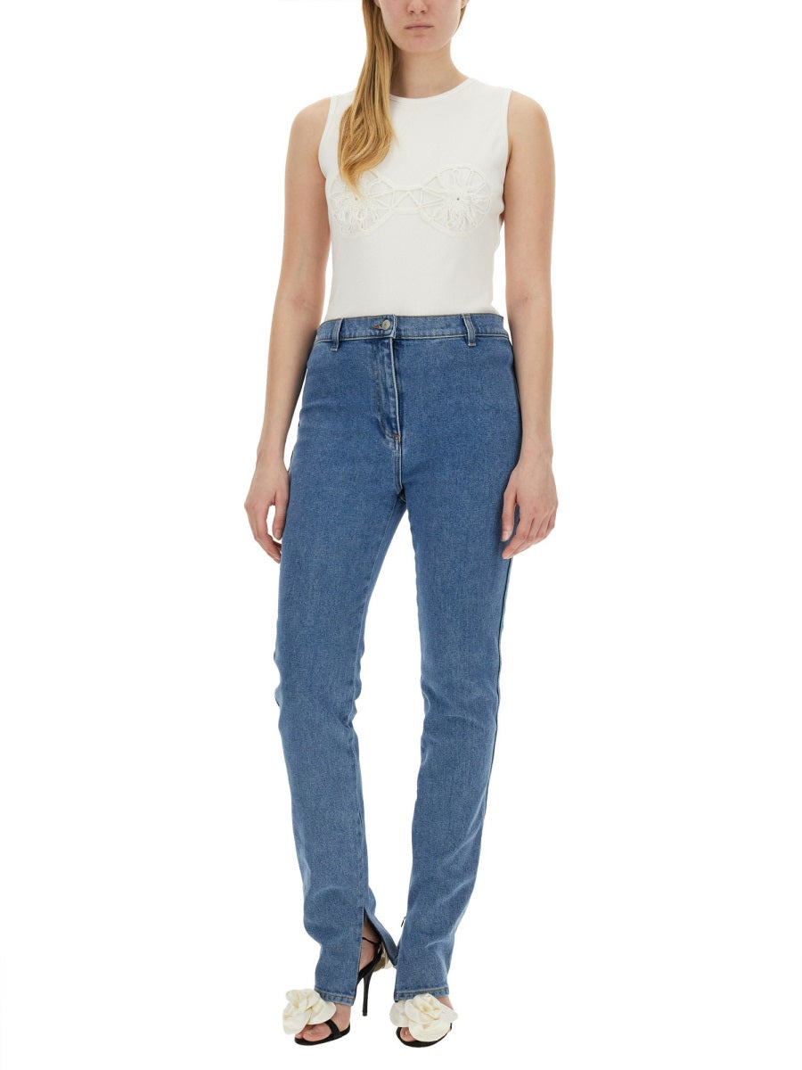 MAGDA BUTRYM Crochet Bra T-Shirt - Size 40