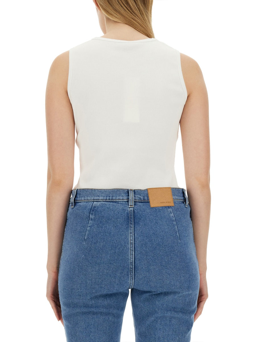 MAGDA BUTRYM Crochet Bra T-Shirt - Size 40