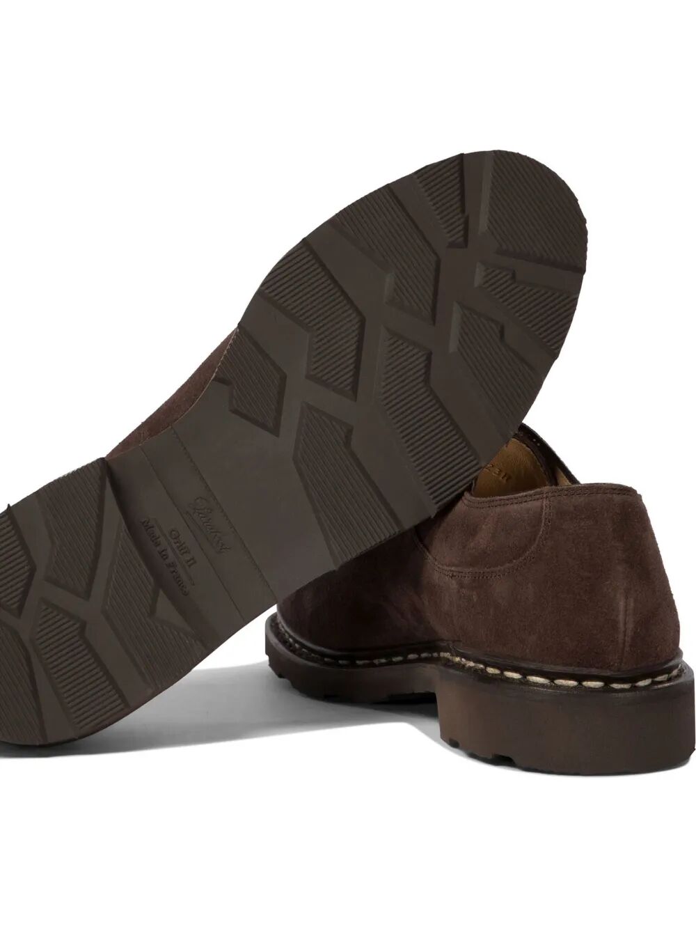 PARABOOT Men's Suede Derby Dress Shoes