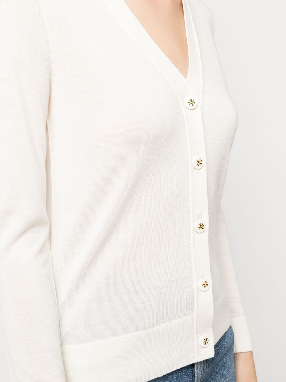 TORY BURCH Classic Front Button Cardigan for Women