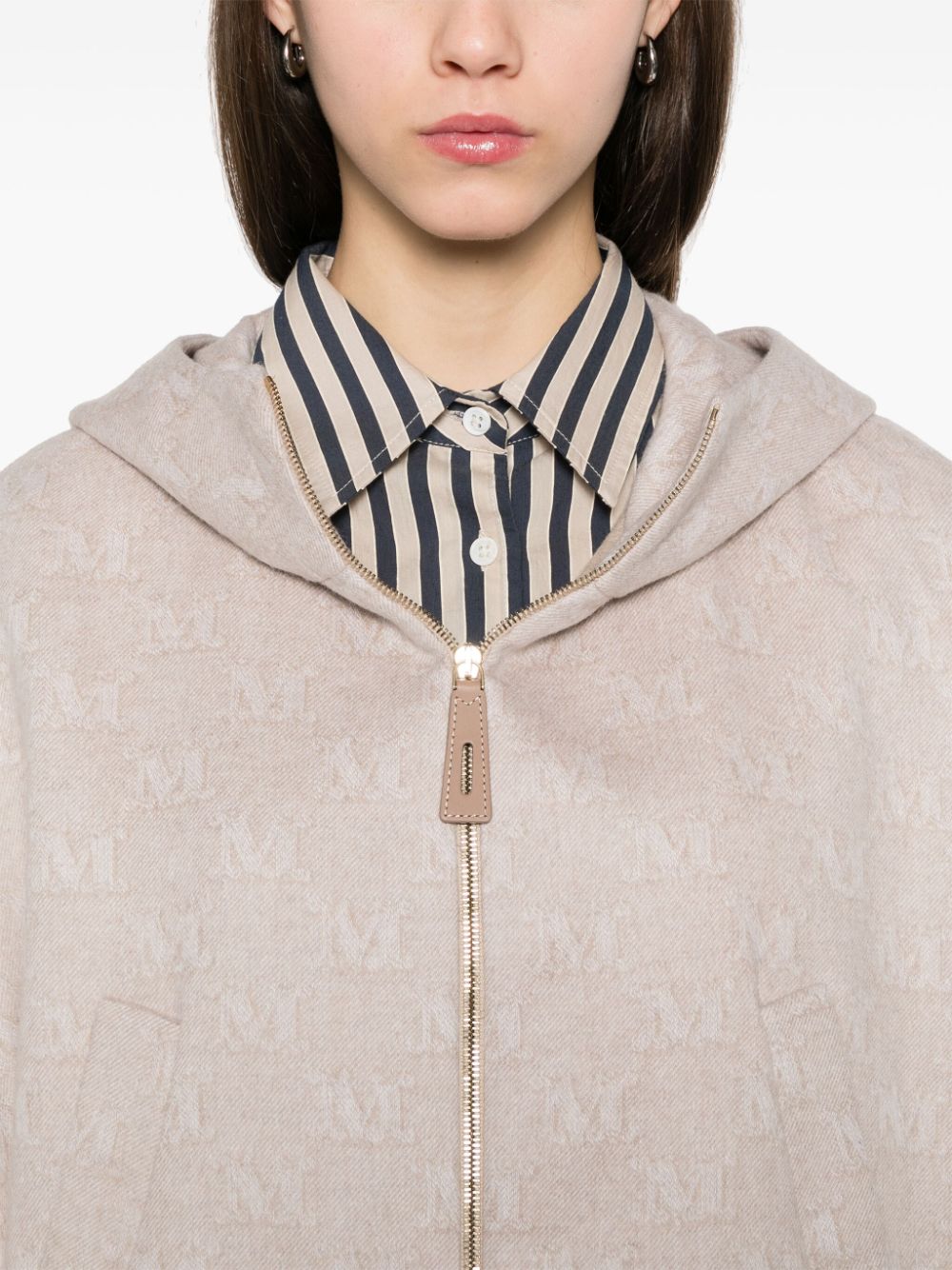 MAX MARA Wool Hooded Cape for Women