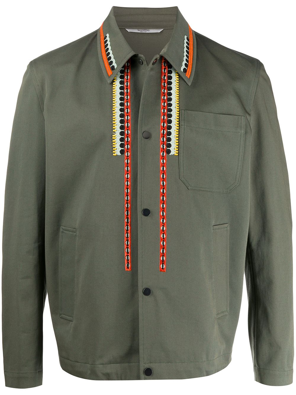 VALENTINO Embroidered Casual Shirt for Men - SS20 Collection