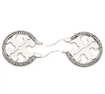 TORY BURCH Crystal Embellished Mini Earrings