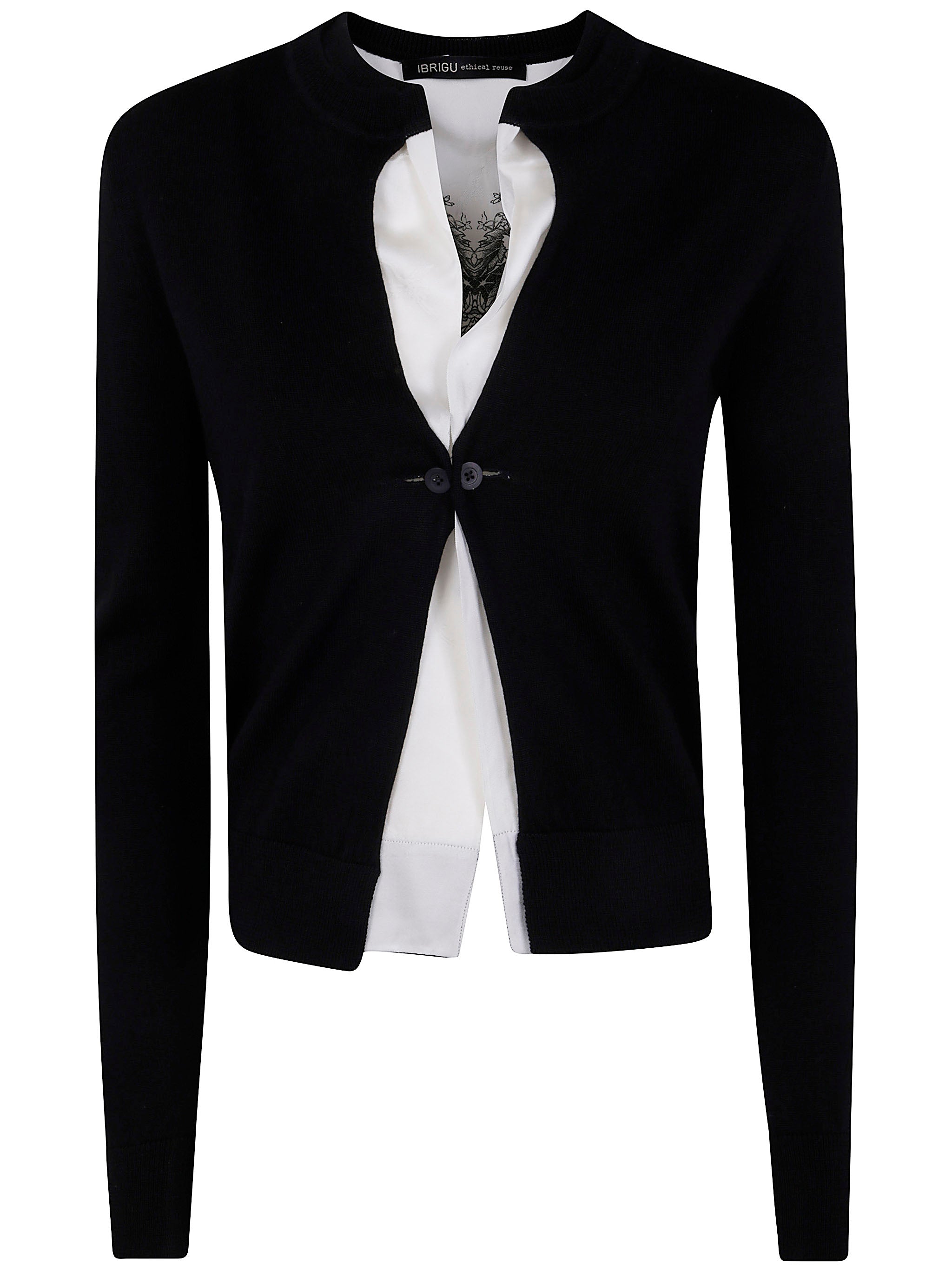 IBRIGU Reversible Printed Knit Cardigan