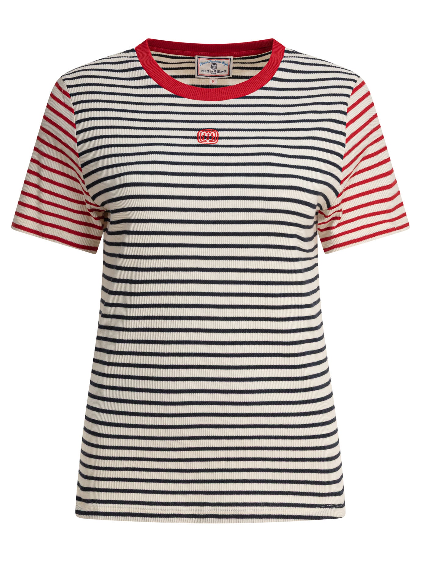 INES DE LA FRESSANGE Cotton T-Shirt for Women - SS25 Collection