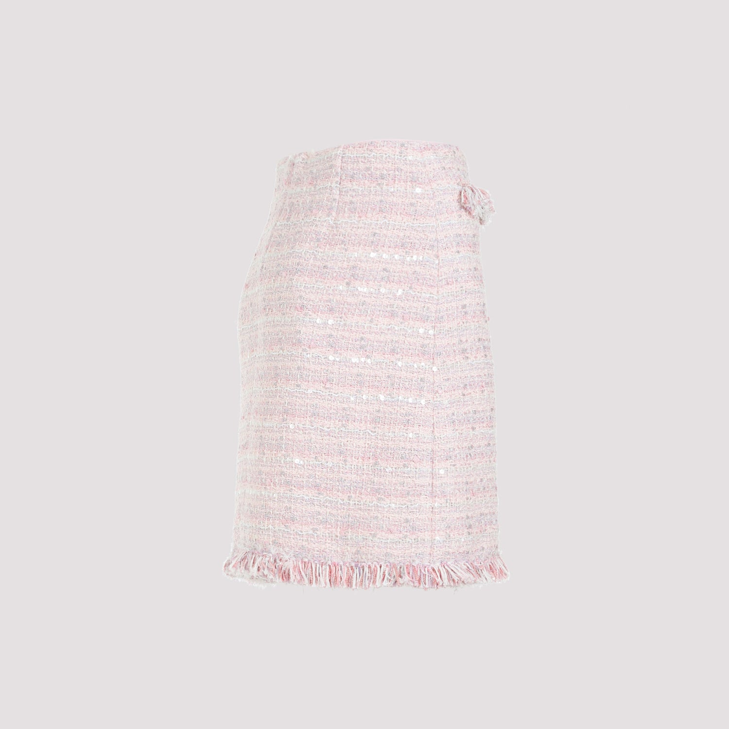 GIAMBATTISTA VALLI Stylish Boucle Loop Mini Skirt - SS24 Collection